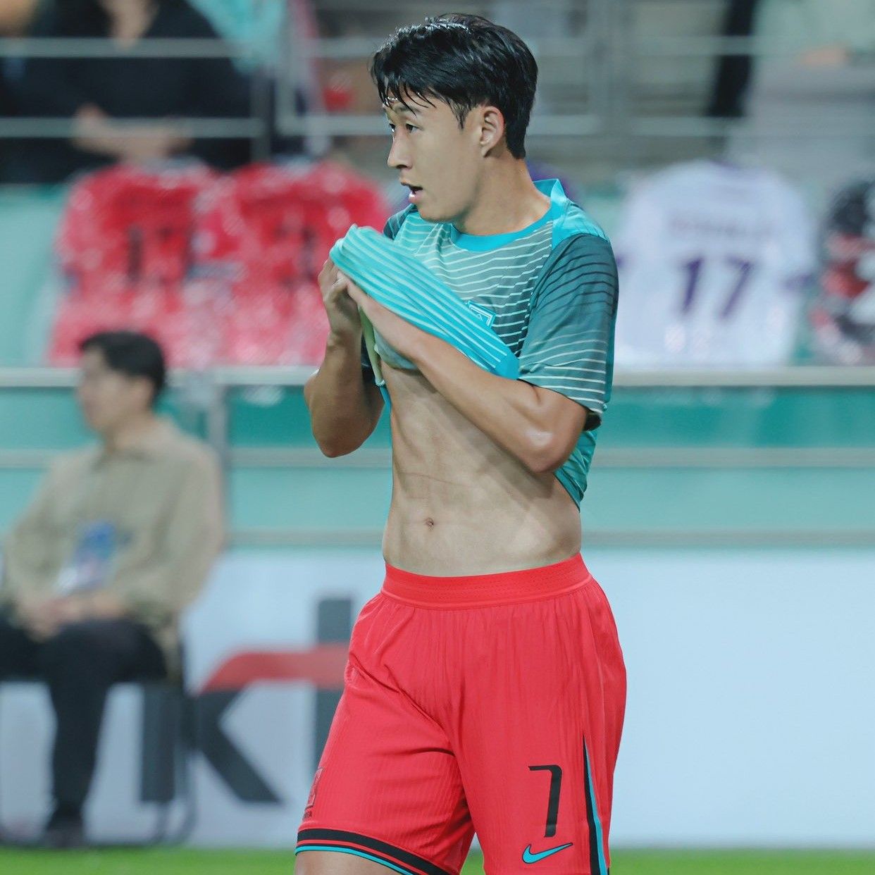 Behind-the-scenes cut of Son Heungmin