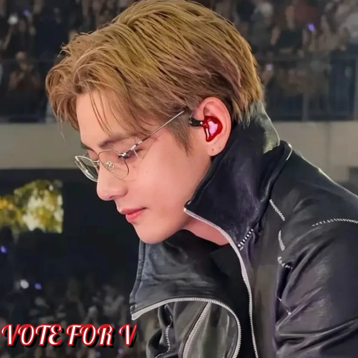 A moment captured by a fan of Kim Taehyung (V)