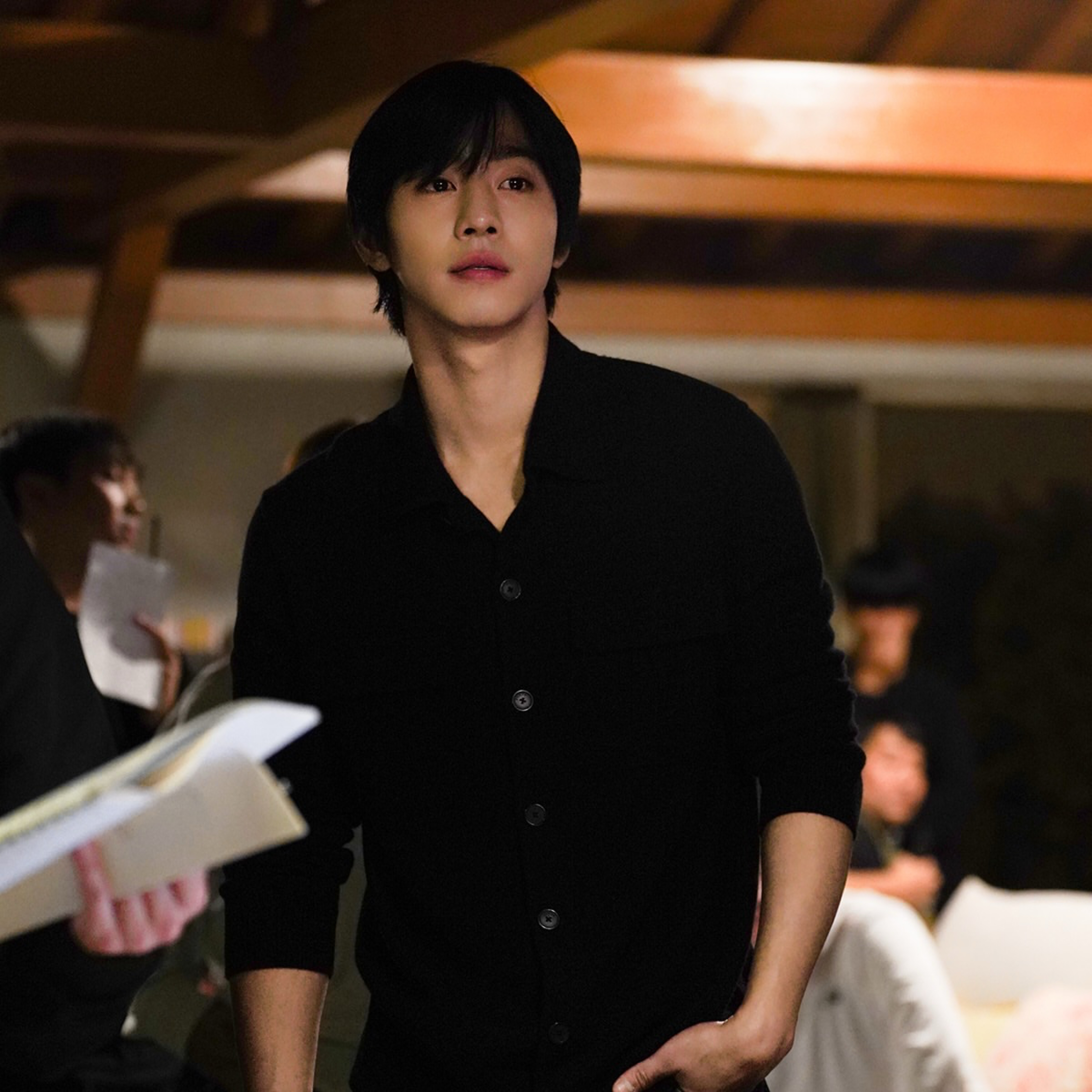 Behind-the-scenes cut of Ahn Hyoseop