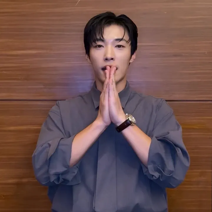 Behind-the-scenes cut of Woo Dohwan