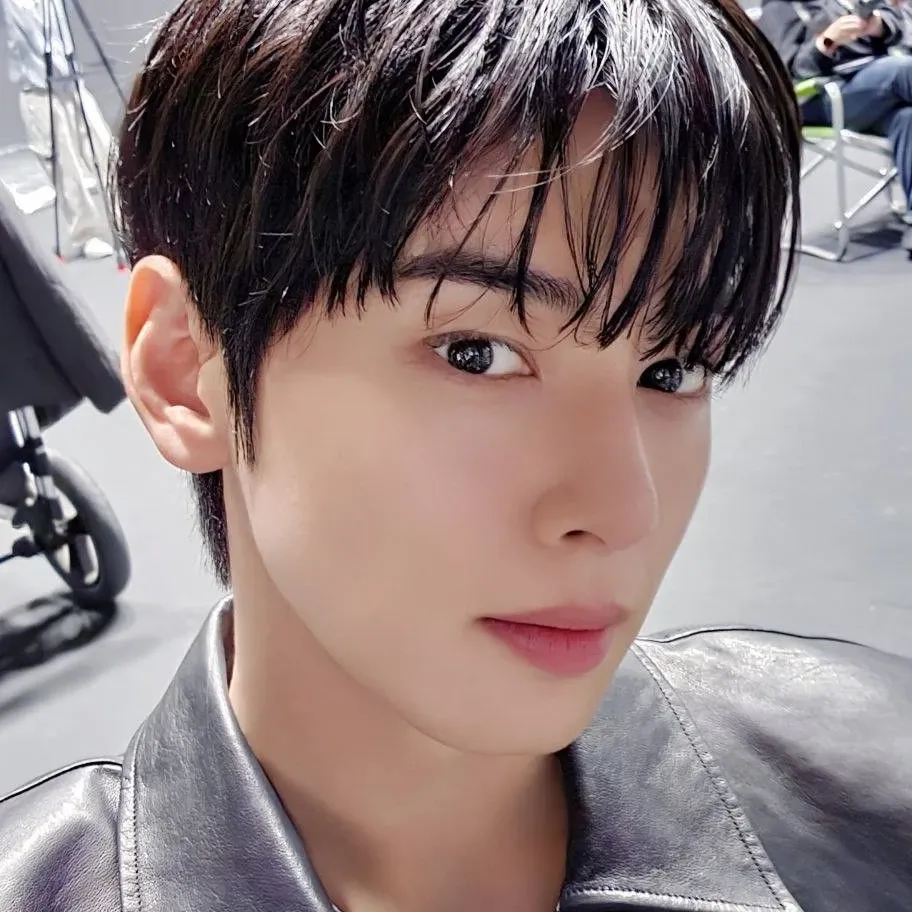A moment captured by a fan of Cha Eunwoo