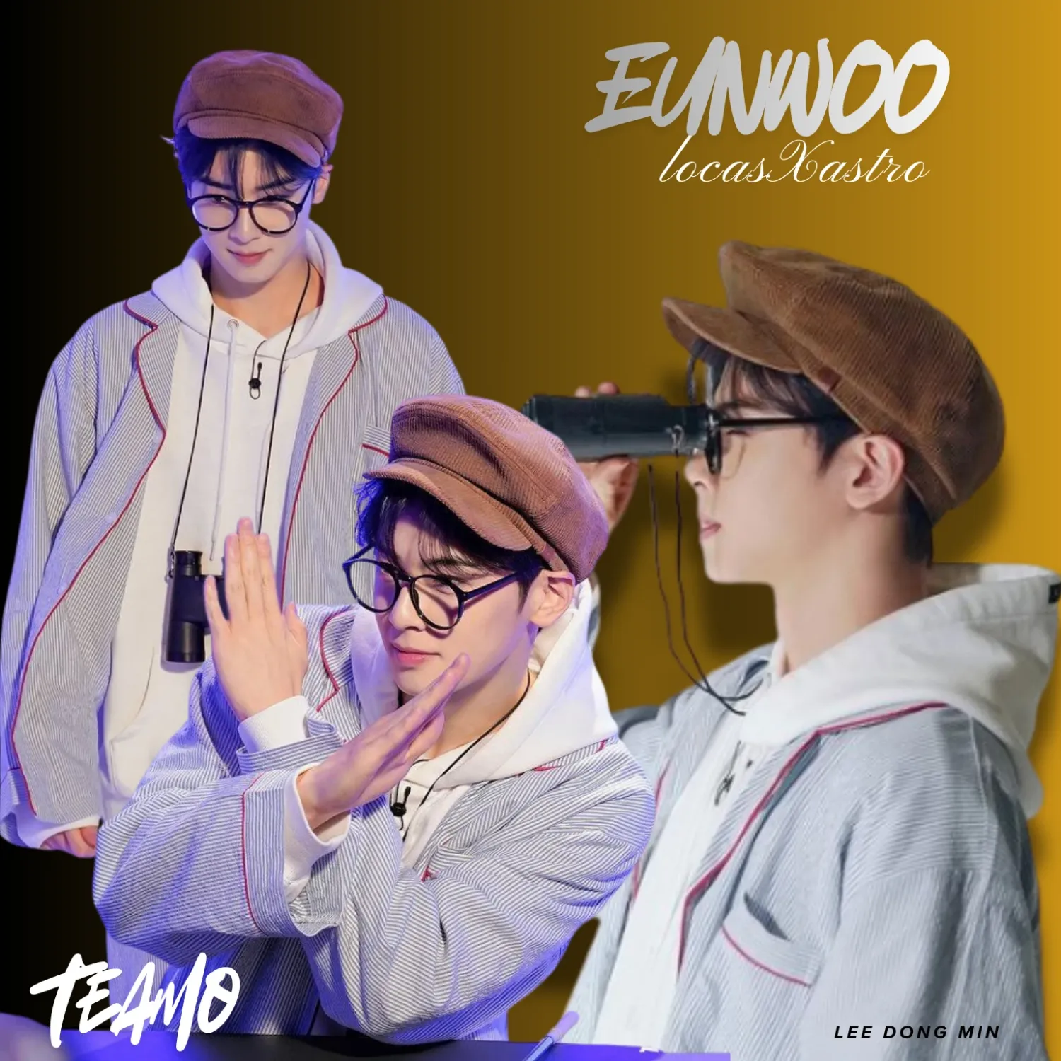 Behind-the-scenes cut of Cha Eunwoo