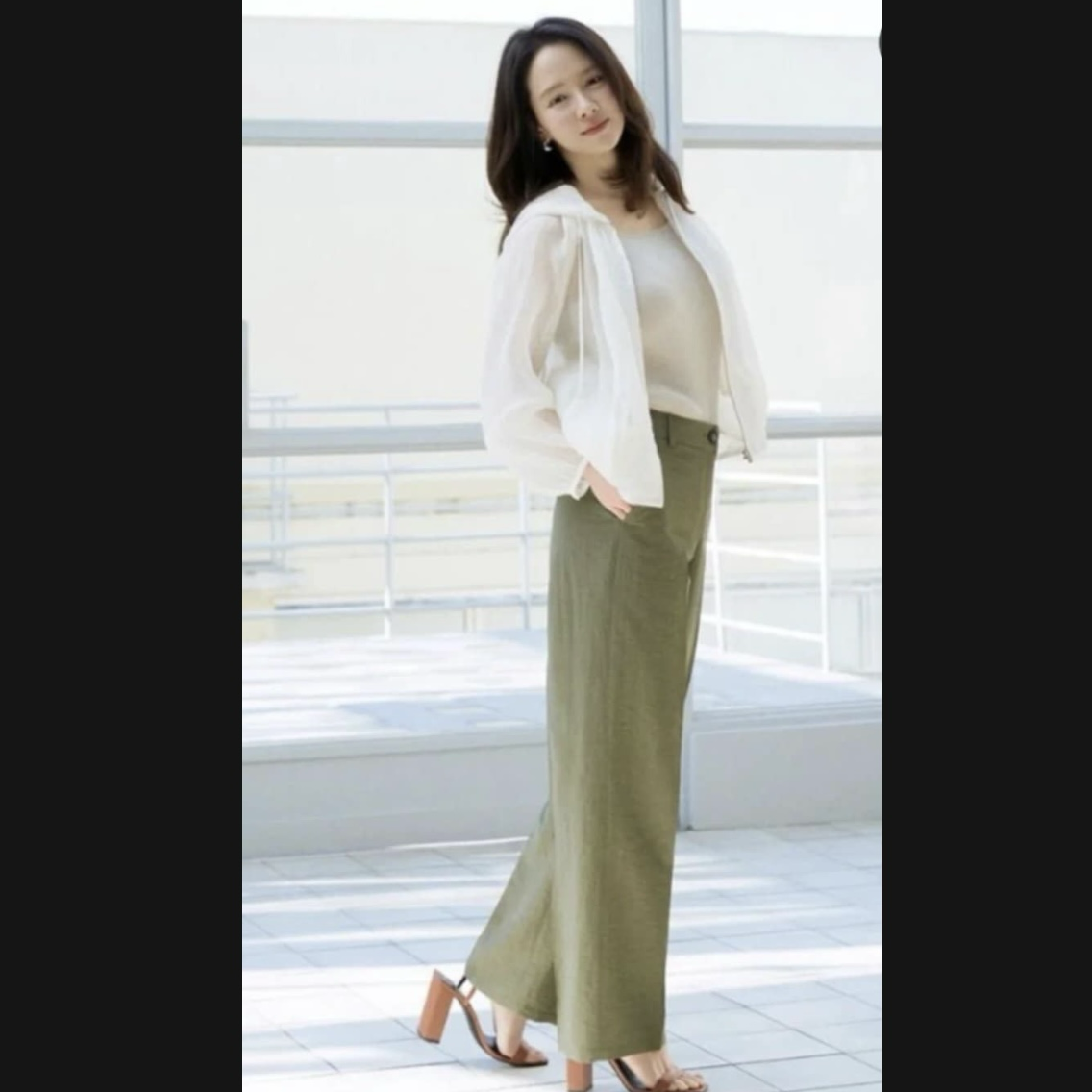Momen yang diabadikan oleh penggemar Song Jihyo