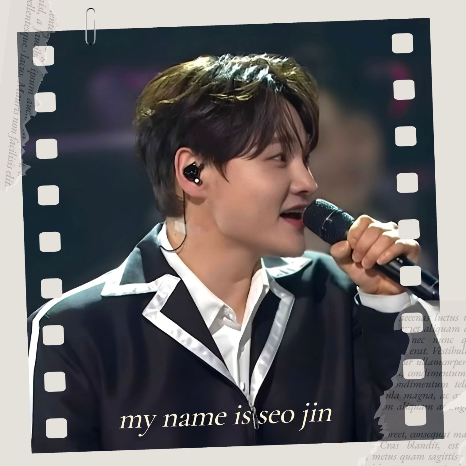 A moment captured by a fan of Park Seojin