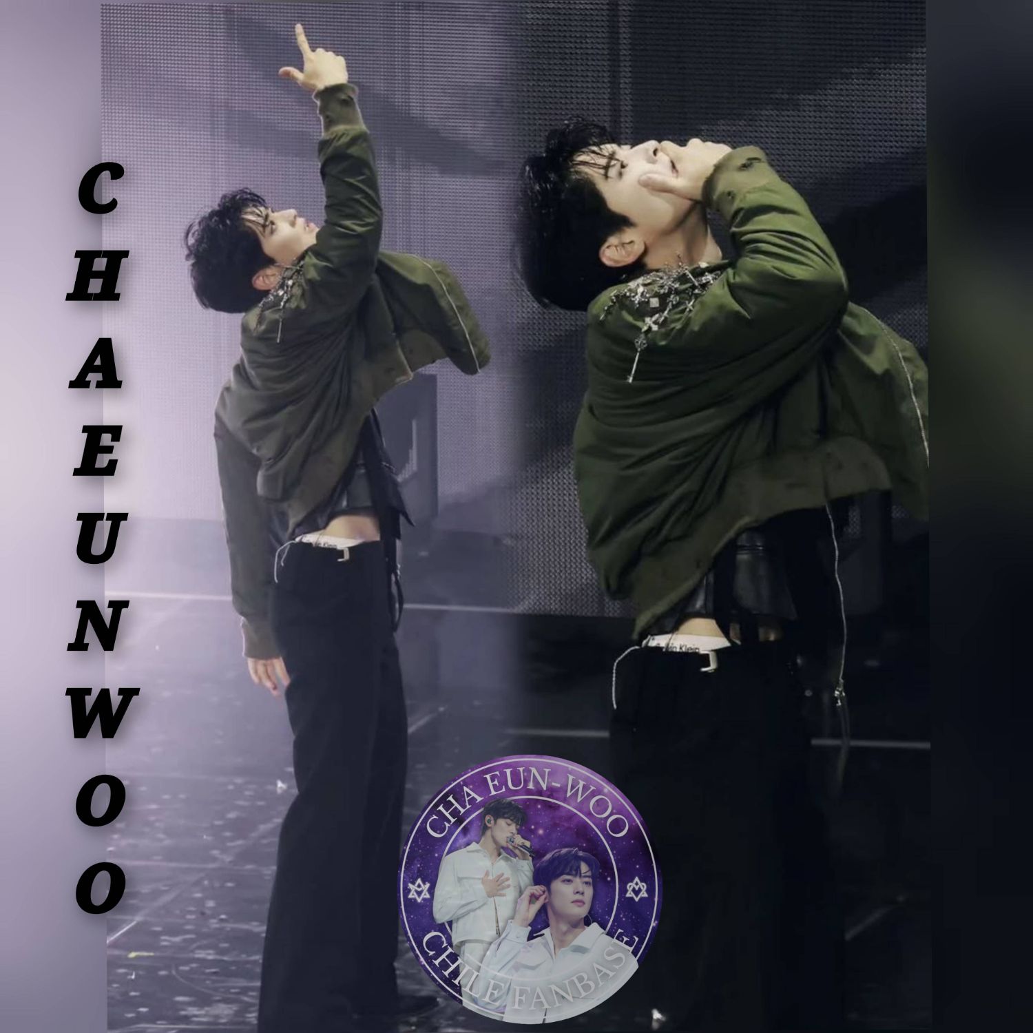 A moment captured by a fan of Cha Eunwoo