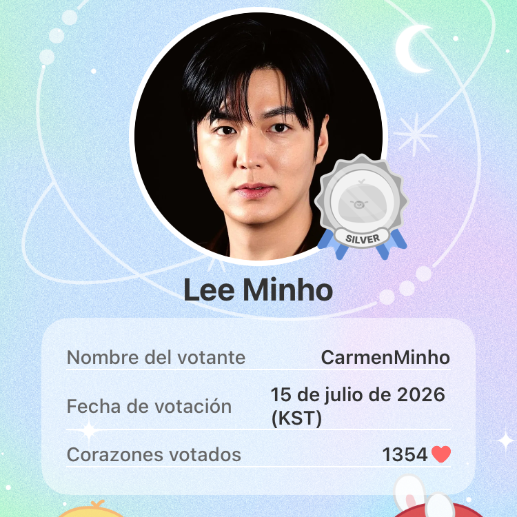 Recent activity shot of Lee Minho