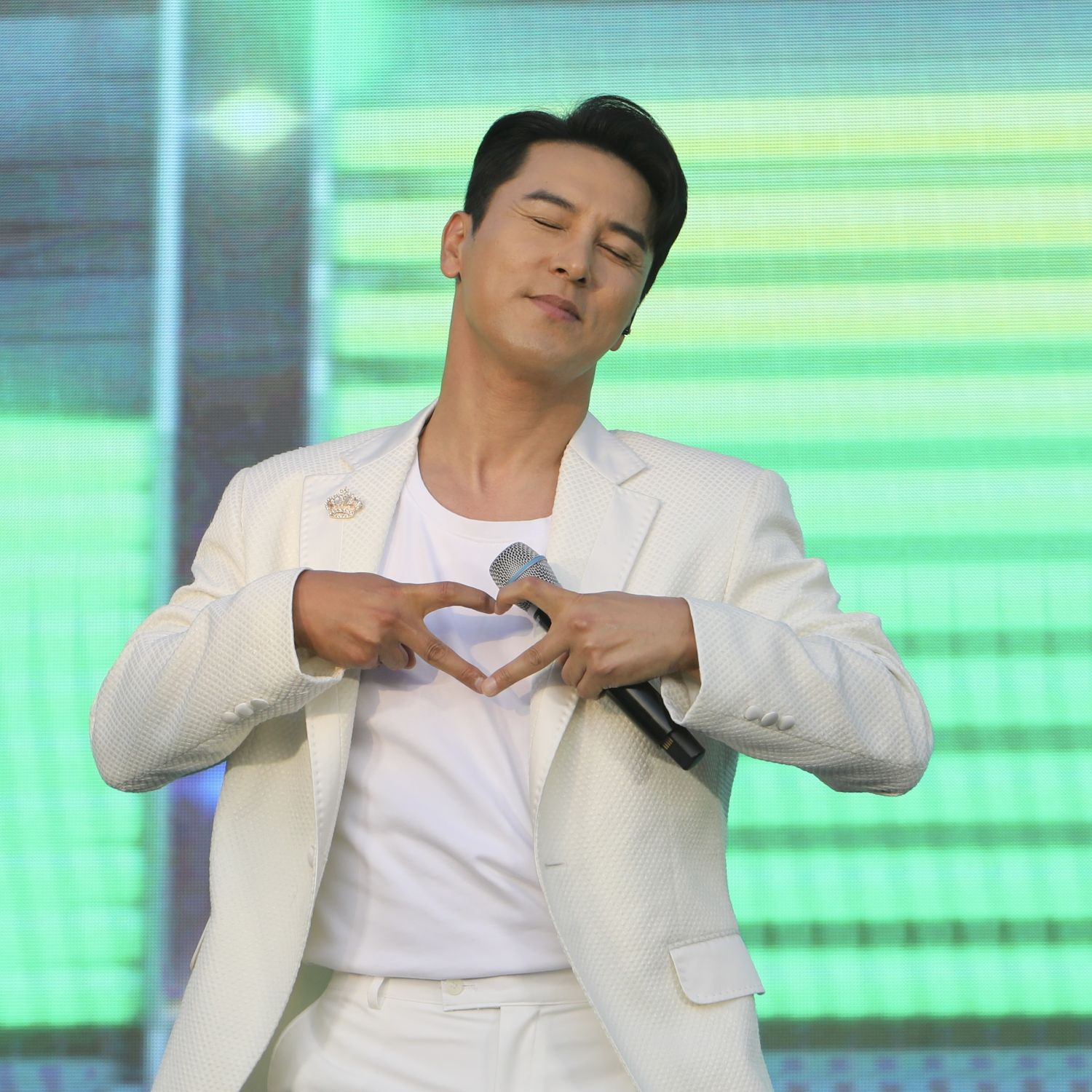 粉絲拍下的張民好瞬間