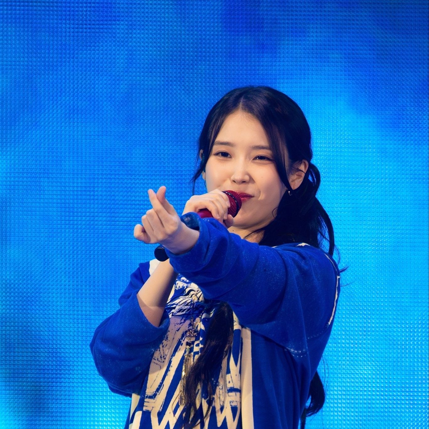 ファンが撮影したIUの瞬間