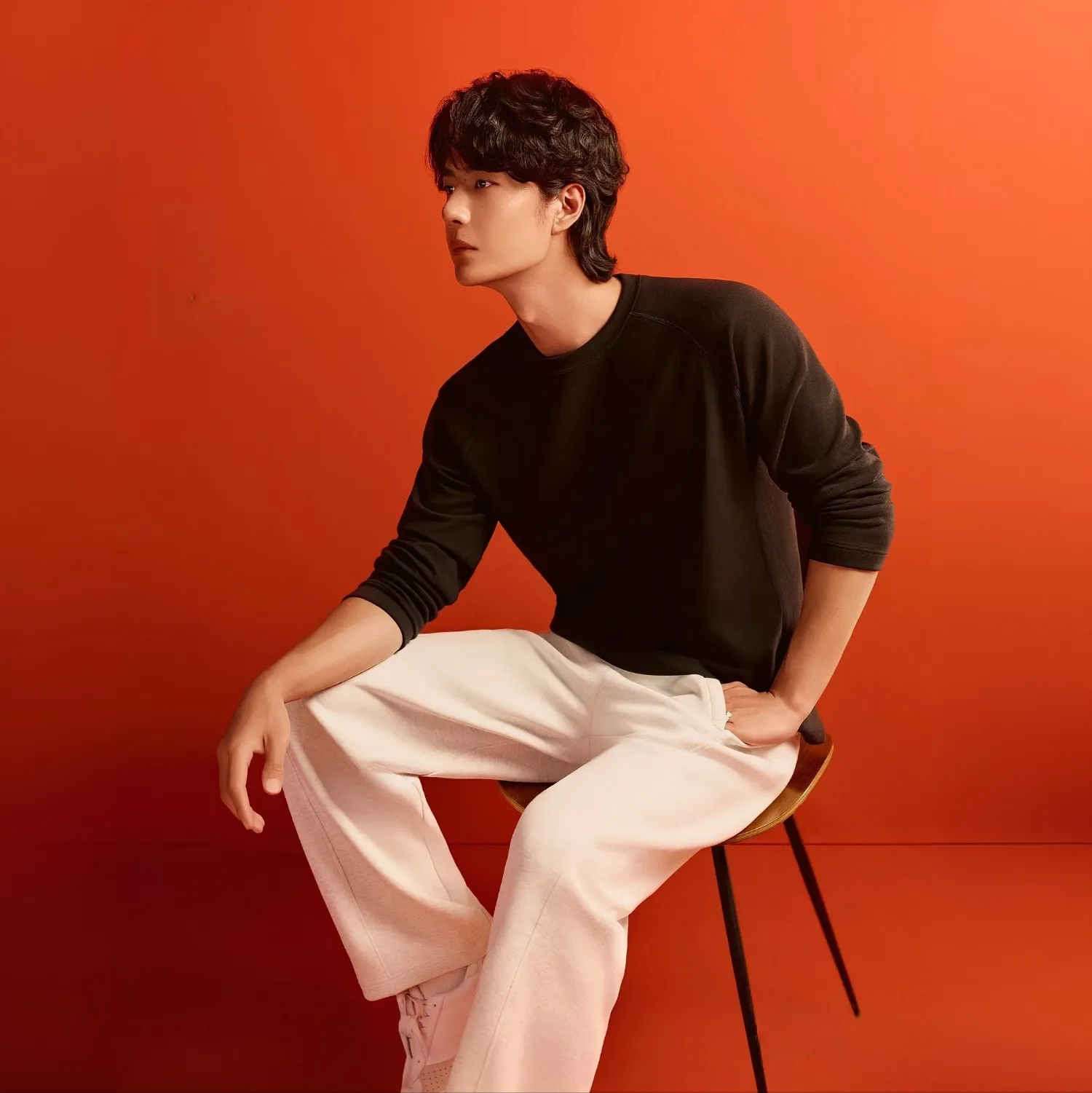 Recent activity shot of Wang Yibo