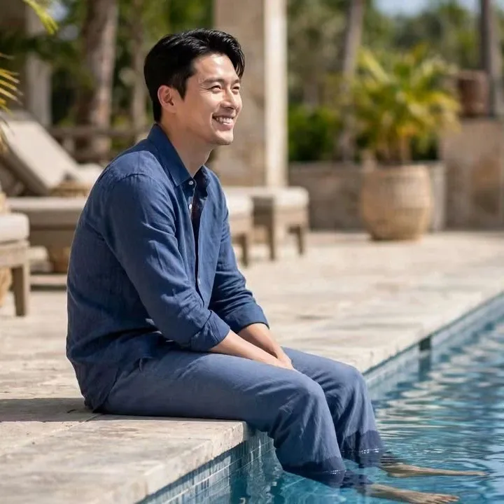 Cuplikan di balik layar dari Hyun Bin