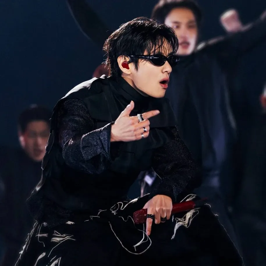 A moment captured by a fan of Kim Taehyung (V)