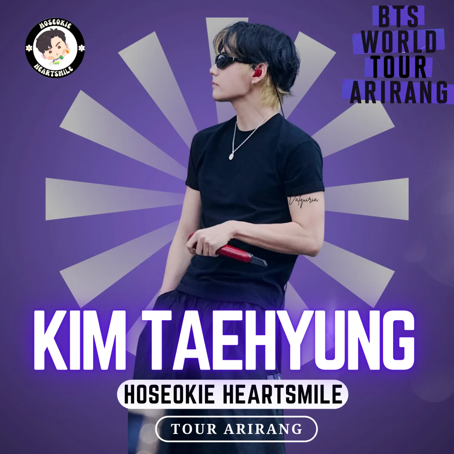 Recent activity shot of Kim Taehyung (V)