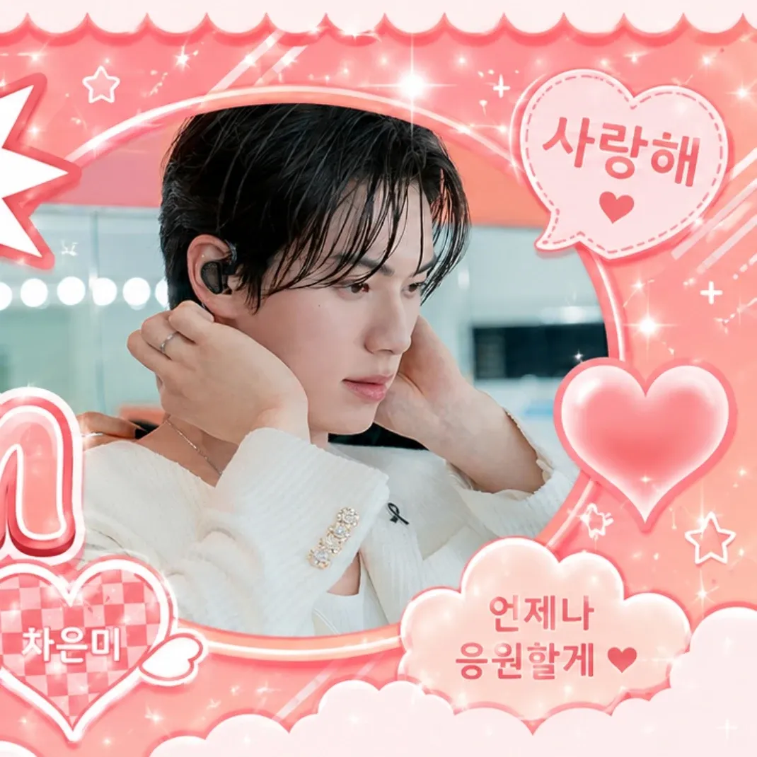Behind-the-scenes cut of Lee Chaemin