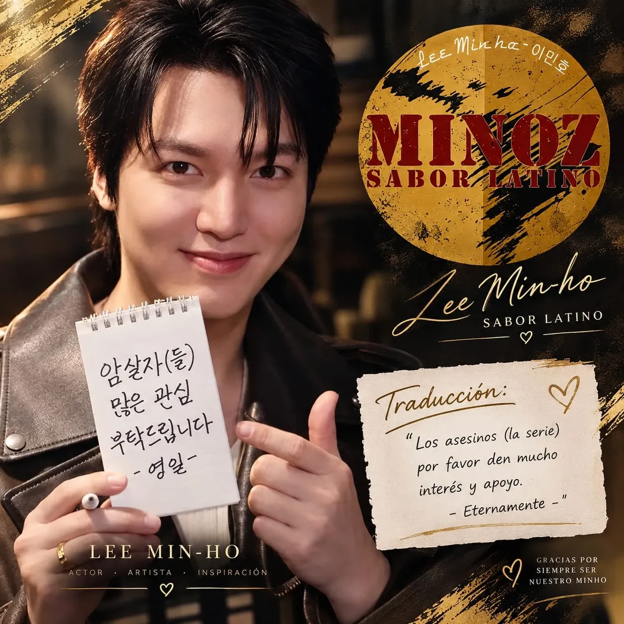 Behind-the-scenes cut of Lee Minho