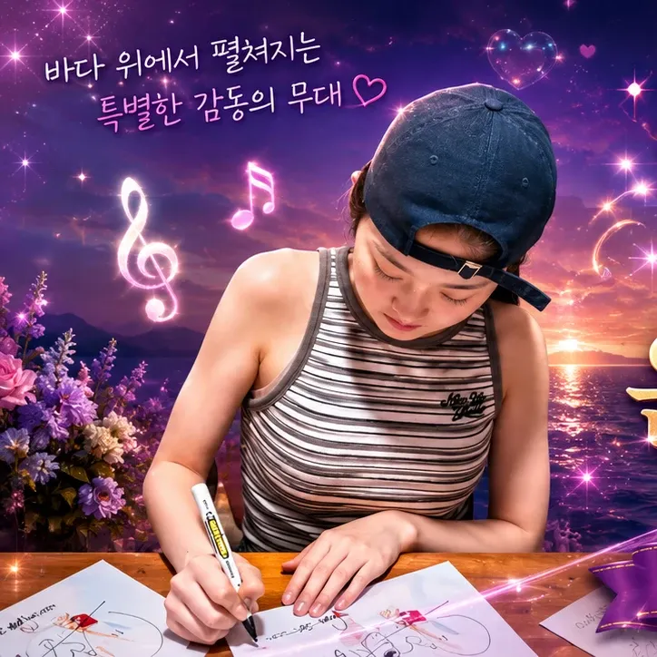 Behind-the-scenes cut of Yoon Yoonseo