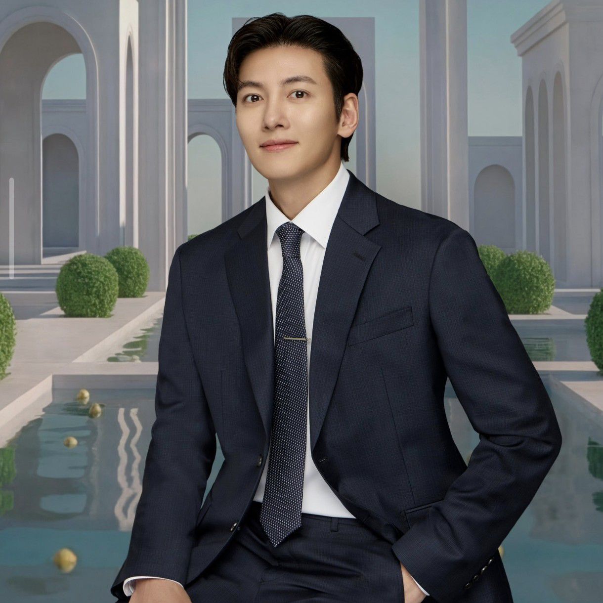 チ・チャンウクのビハインドカット