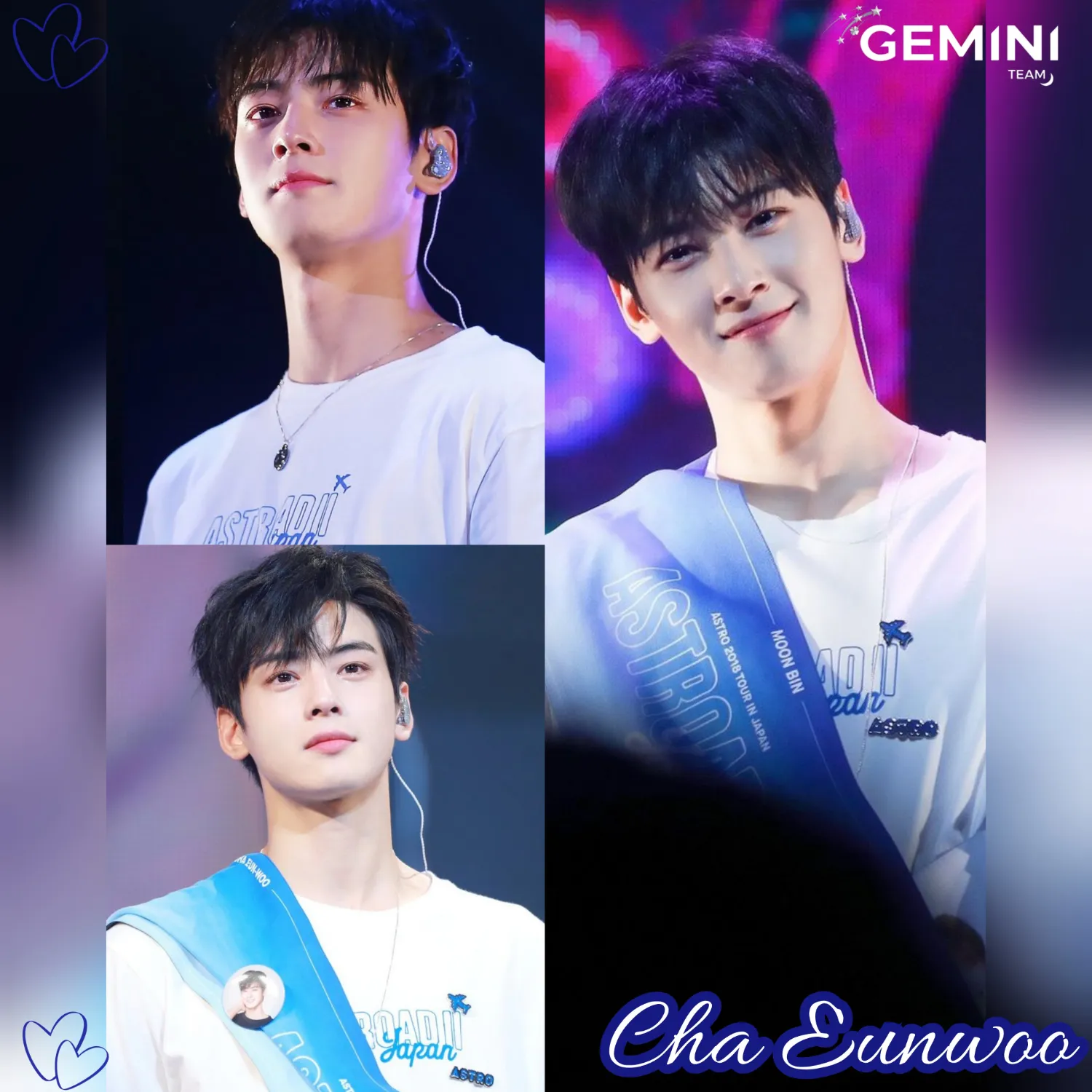 Behind-the-scenes cut of Cha Eunwoo
