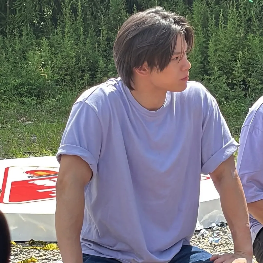 Behind-the-scenes cut of Cha Woomin