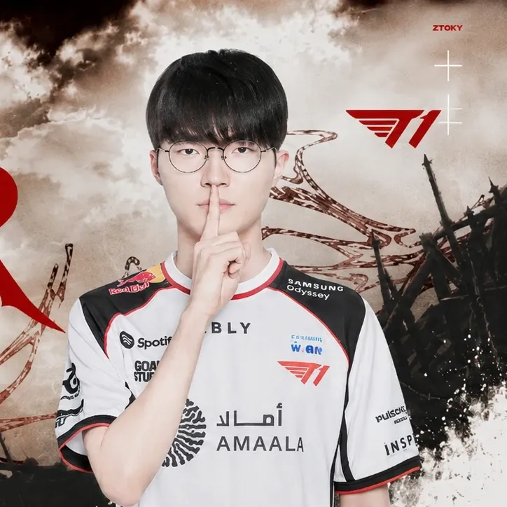 A moment captured by a fan of Faker