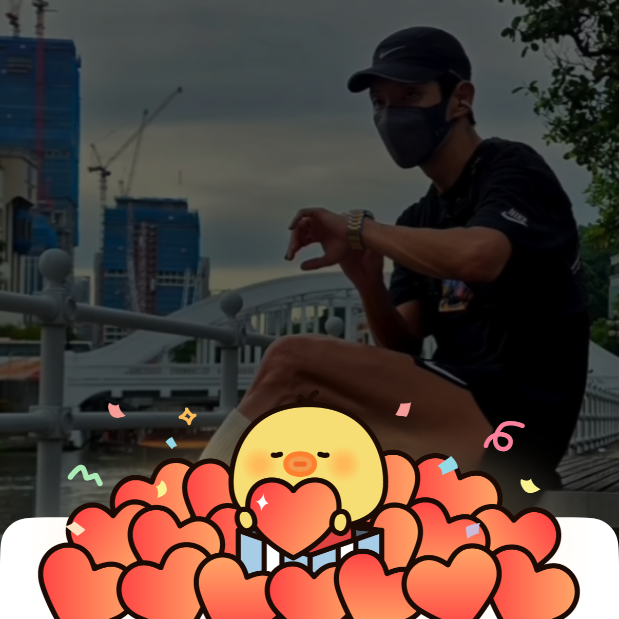 Recent activity shot of Lee Joongi