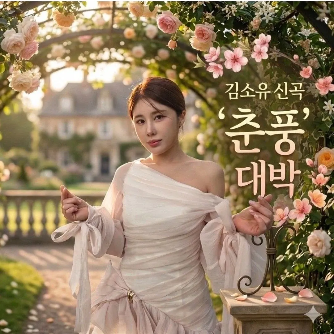 Behind-the-scenes cut of Kim Soyou