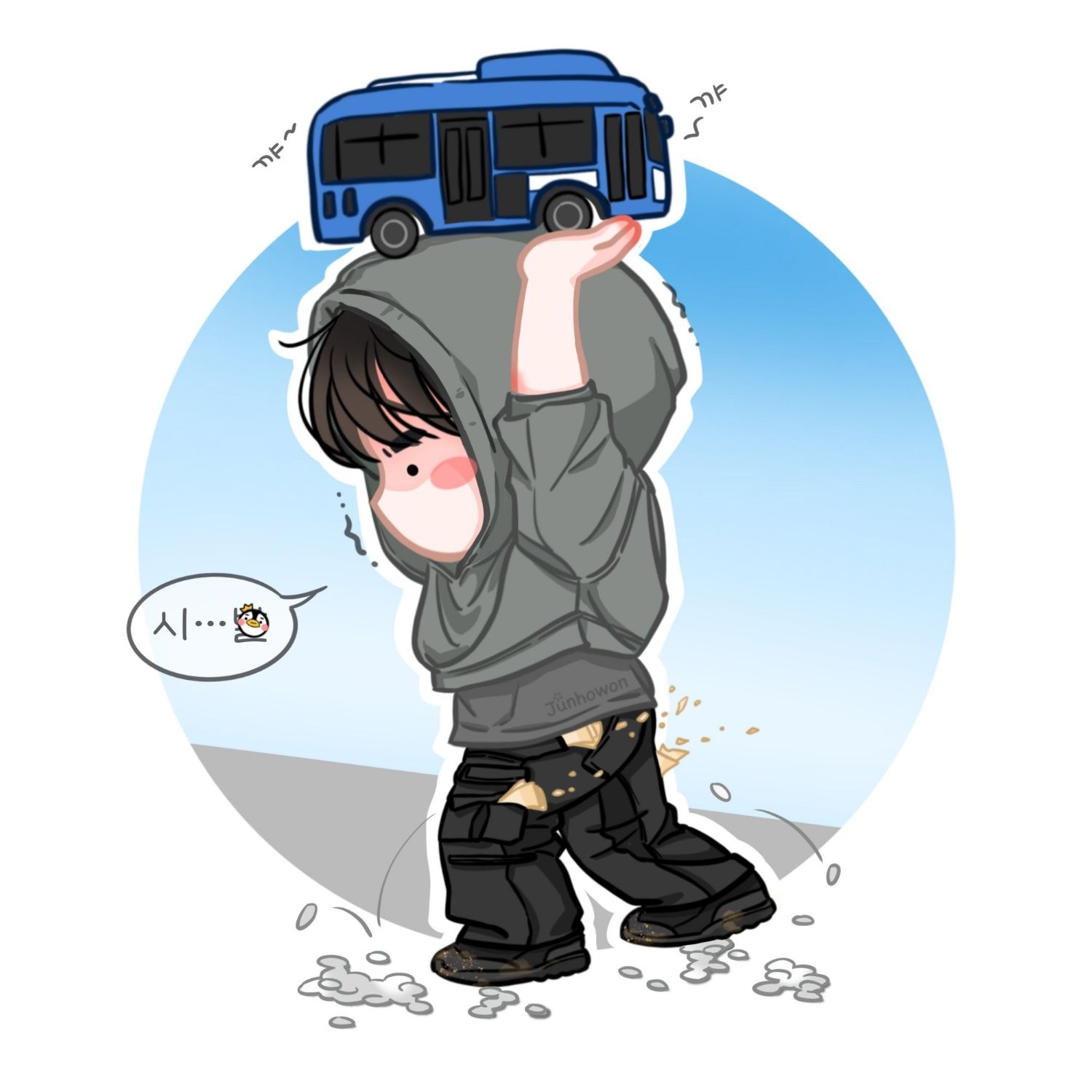 粉丝拍下的李俊昊瞬间