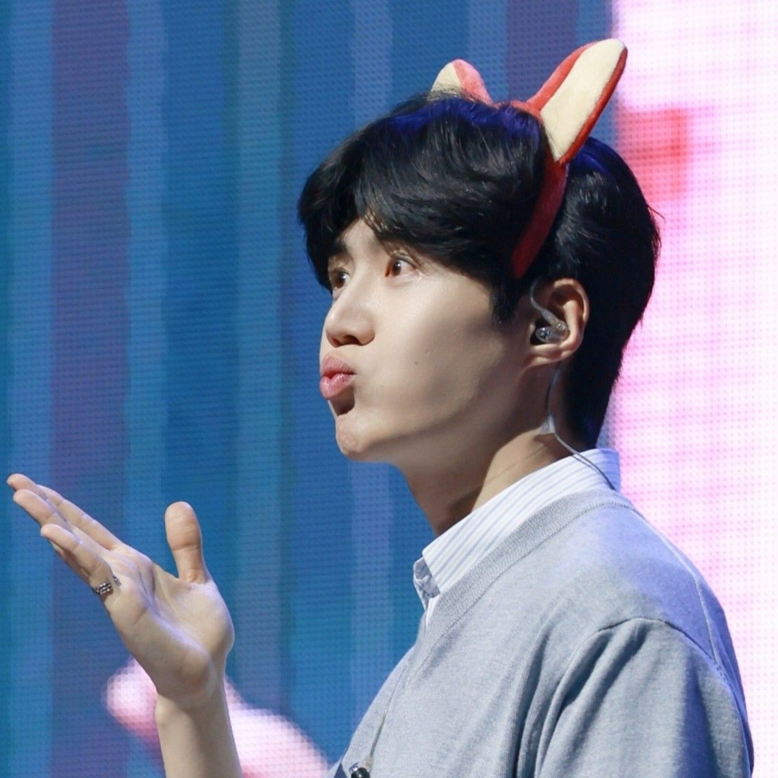 A moment captured by a fan of Kim Seonho