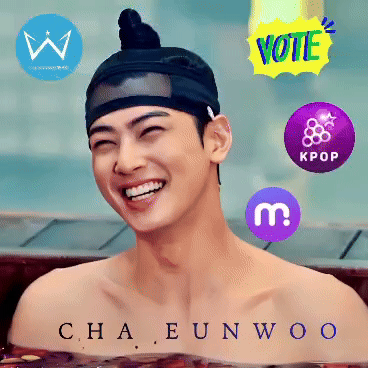 Behind-the-scenes cut of Cha Eunwoo