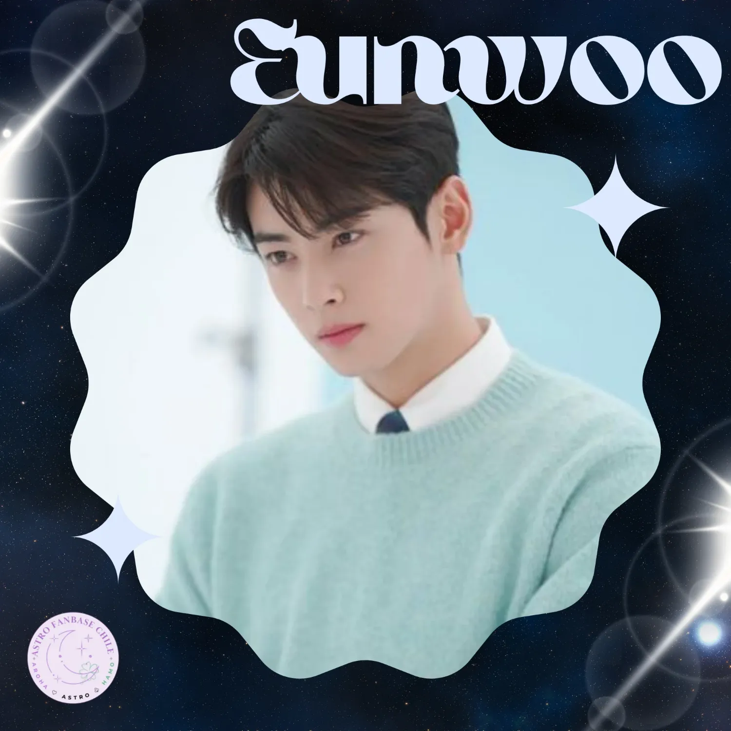 Behind-the-scenes cut of Cha Eunwoo
