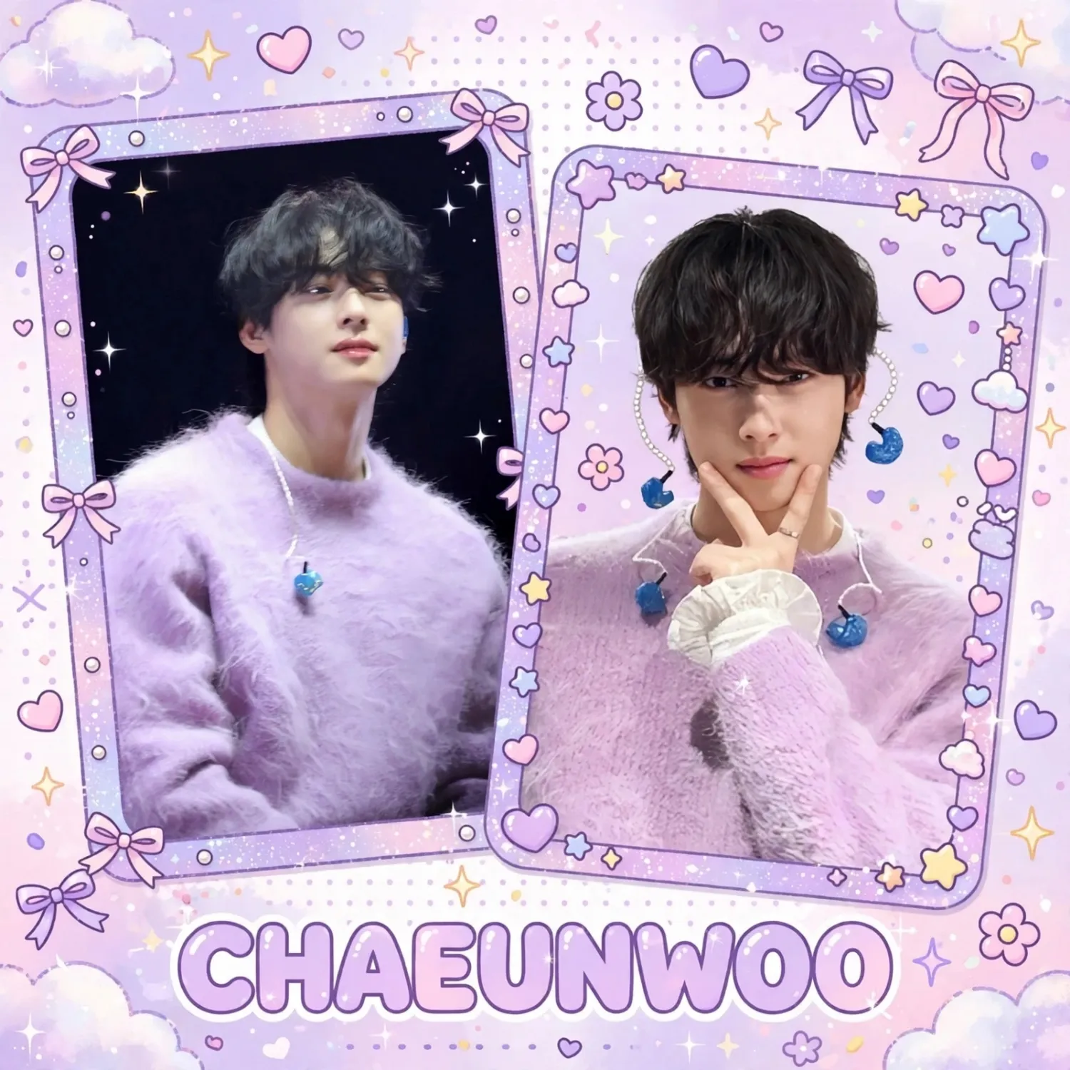 Behind-the-scenes cut of Cha Eunwoo