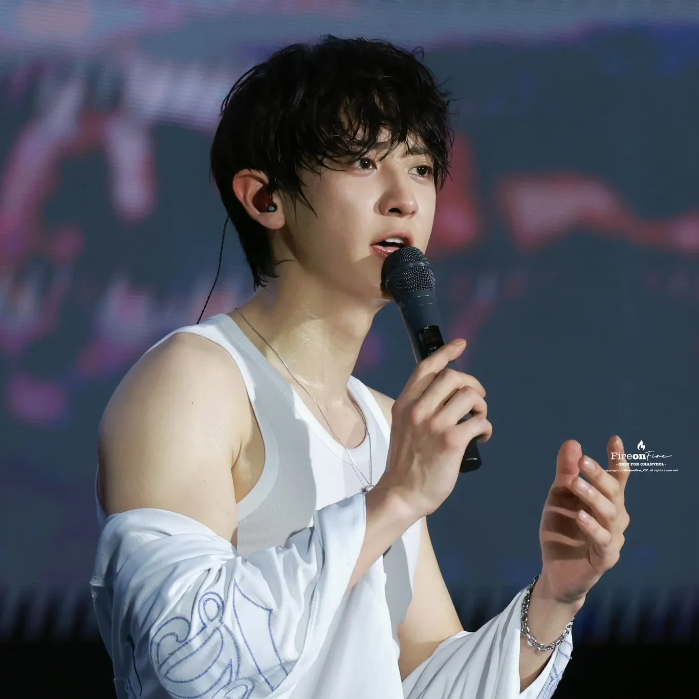 Recent activity shot of Chanyeol