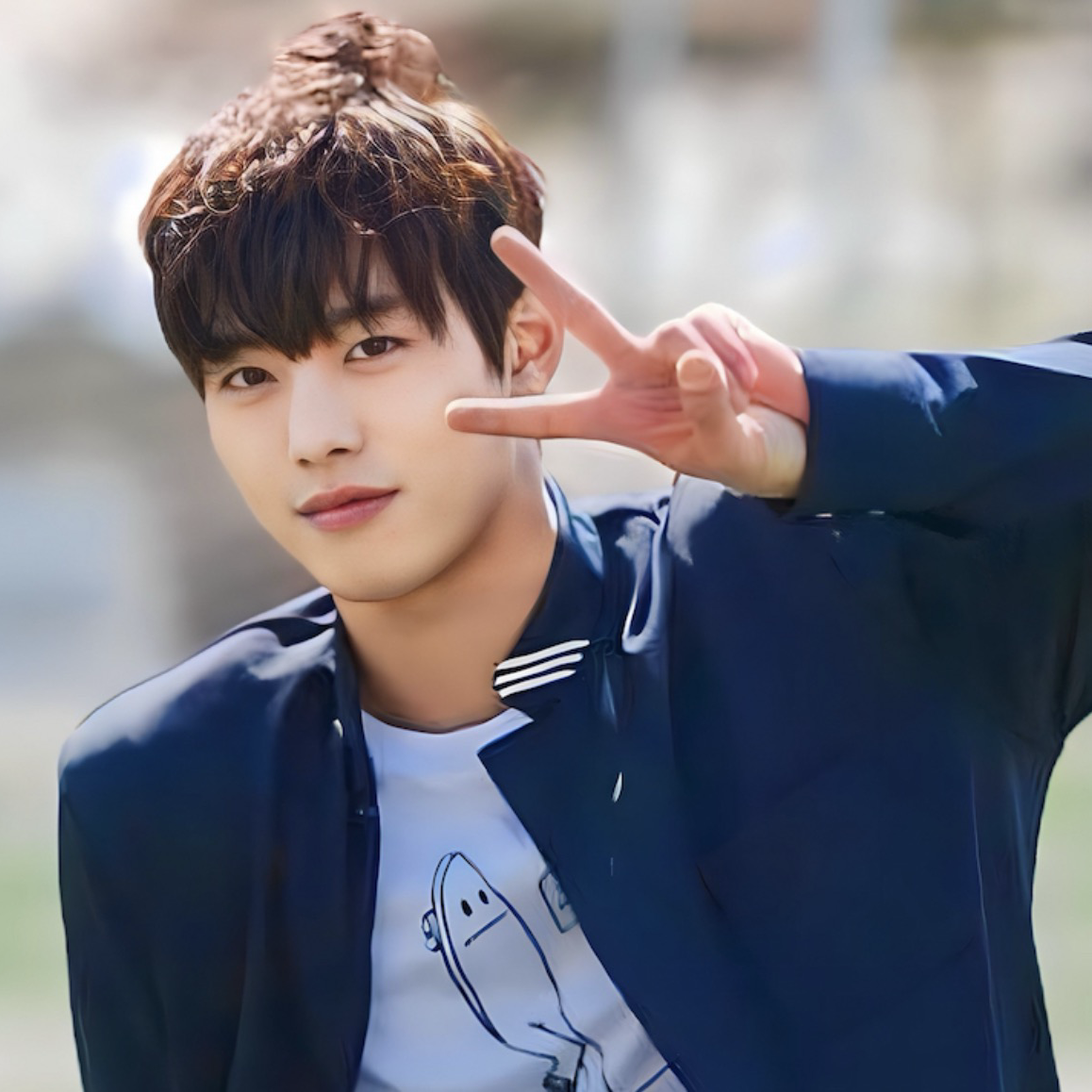 Recent activity shot of Ahn Hyoseop