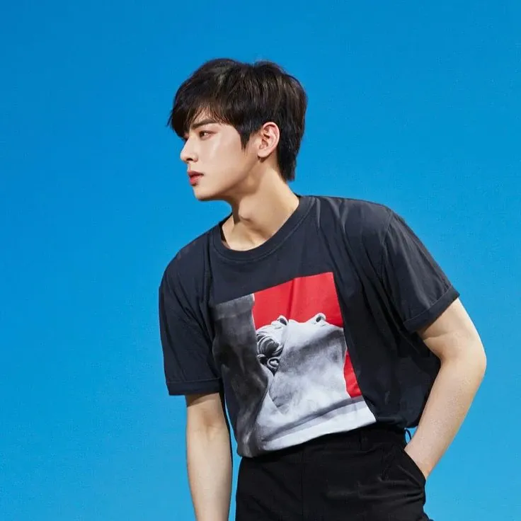 Behind-the-scenes cut of Cha Eunwoo