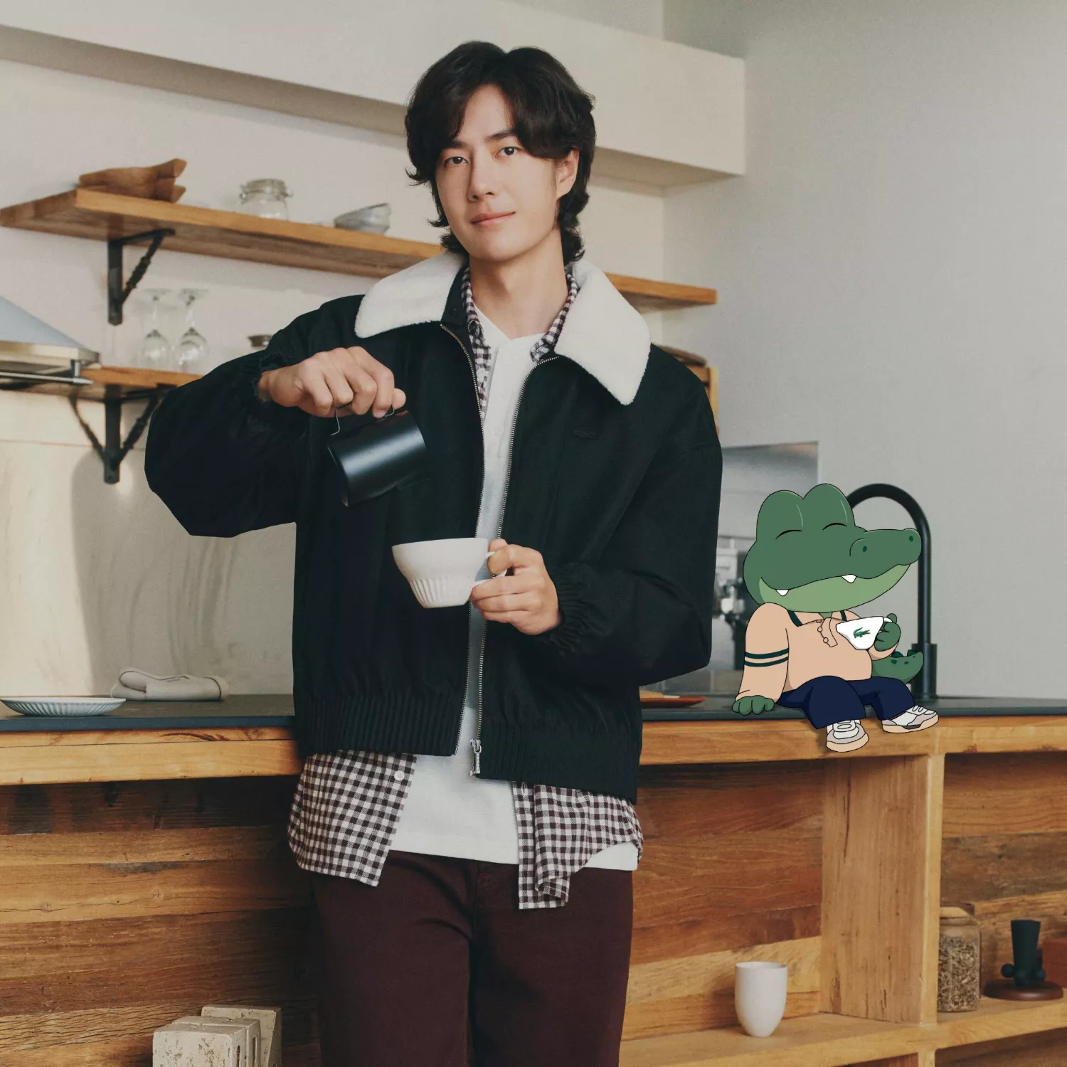 Recent activity shot of Wang Yibo