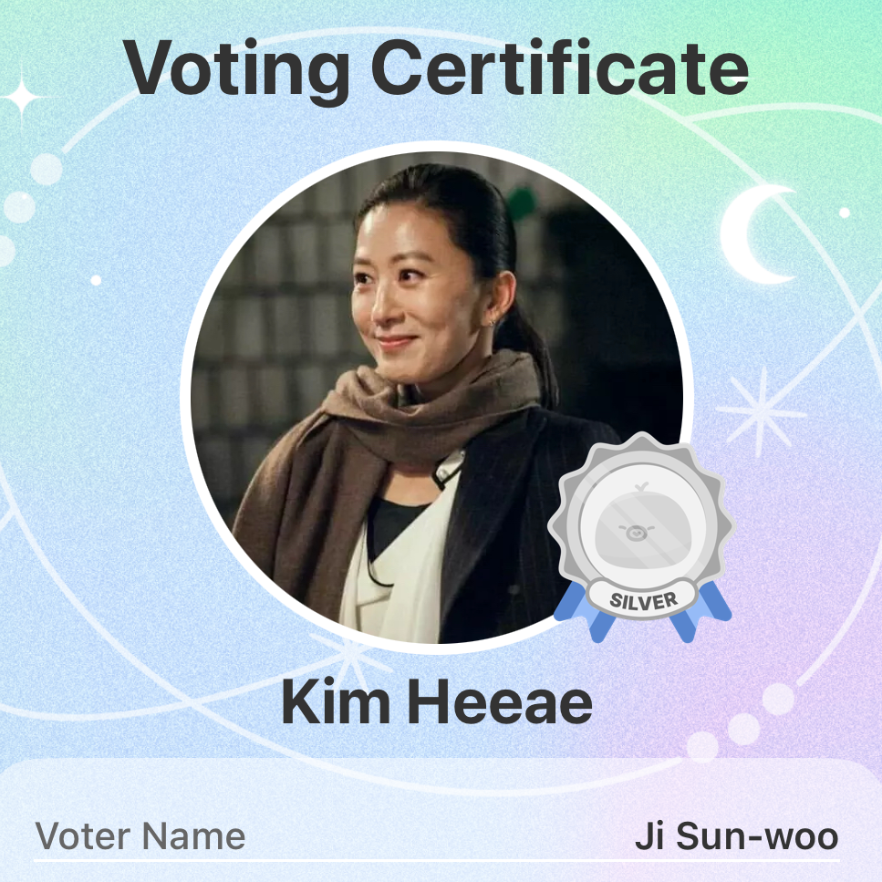 Behind-the-scenes cut of Kim Heeae