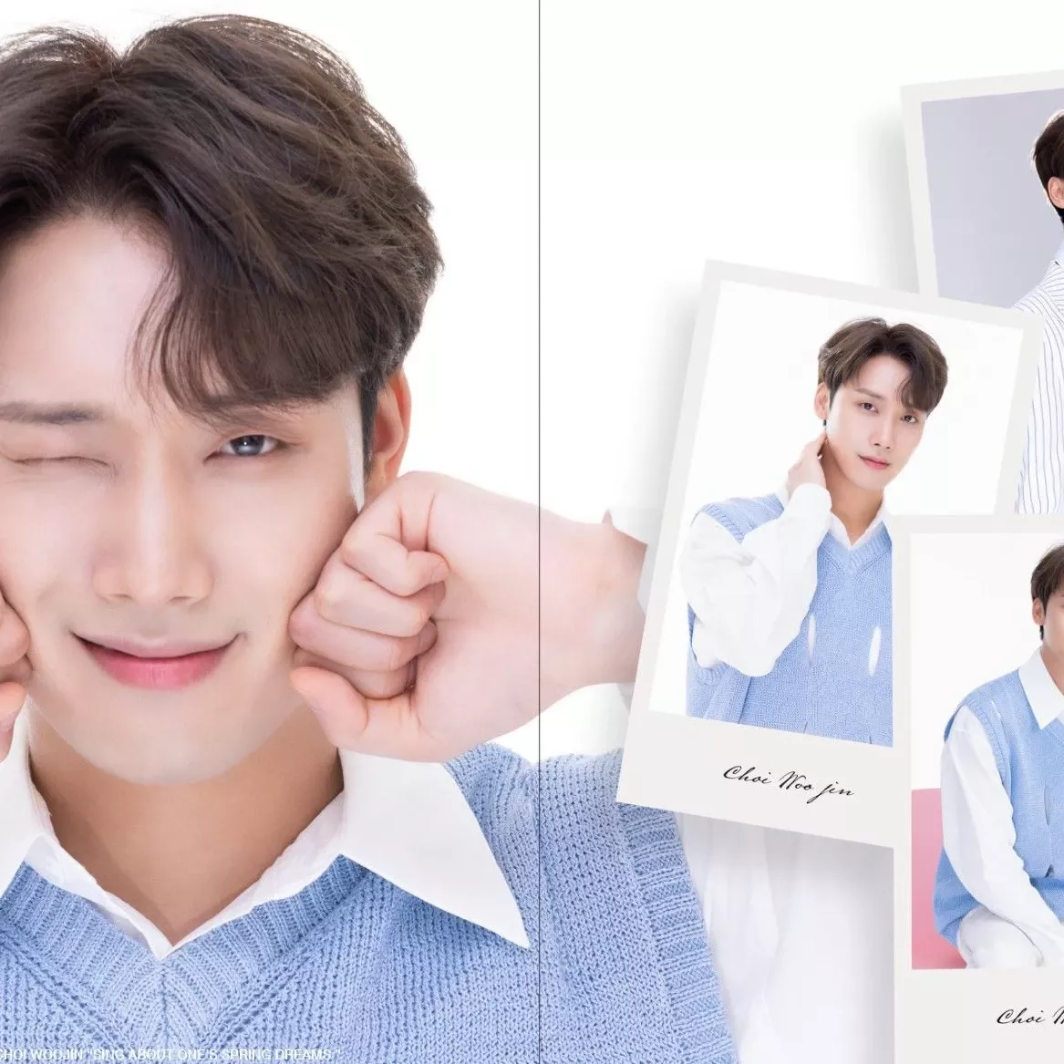 Behind-the-scenes cut of Choi Woojin