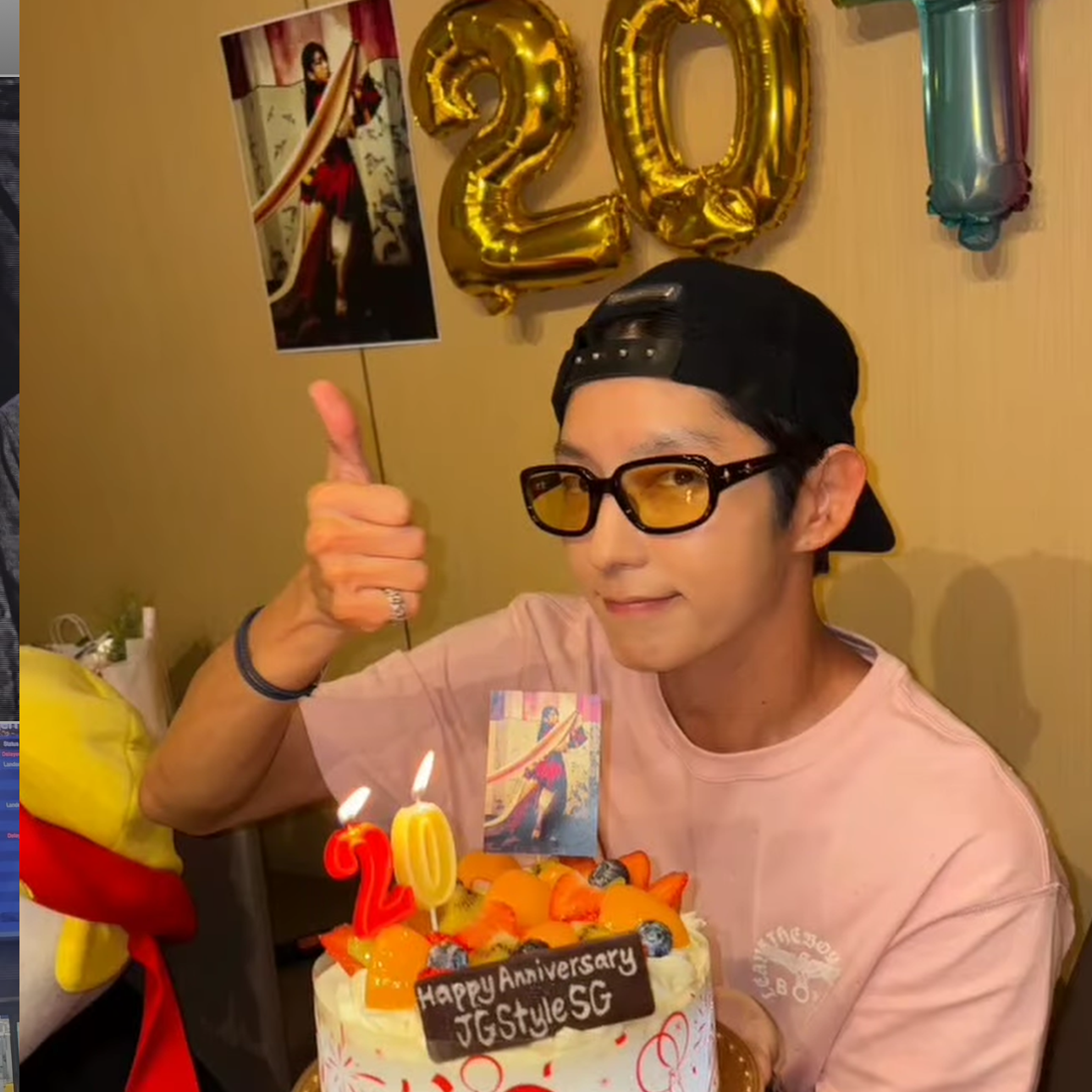 Recent activity shot of Lee Joongi