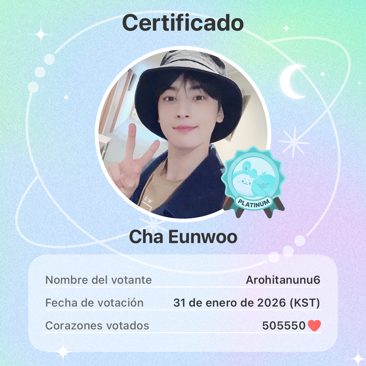 ファンが撮影したチャ・ウヌの瞬間