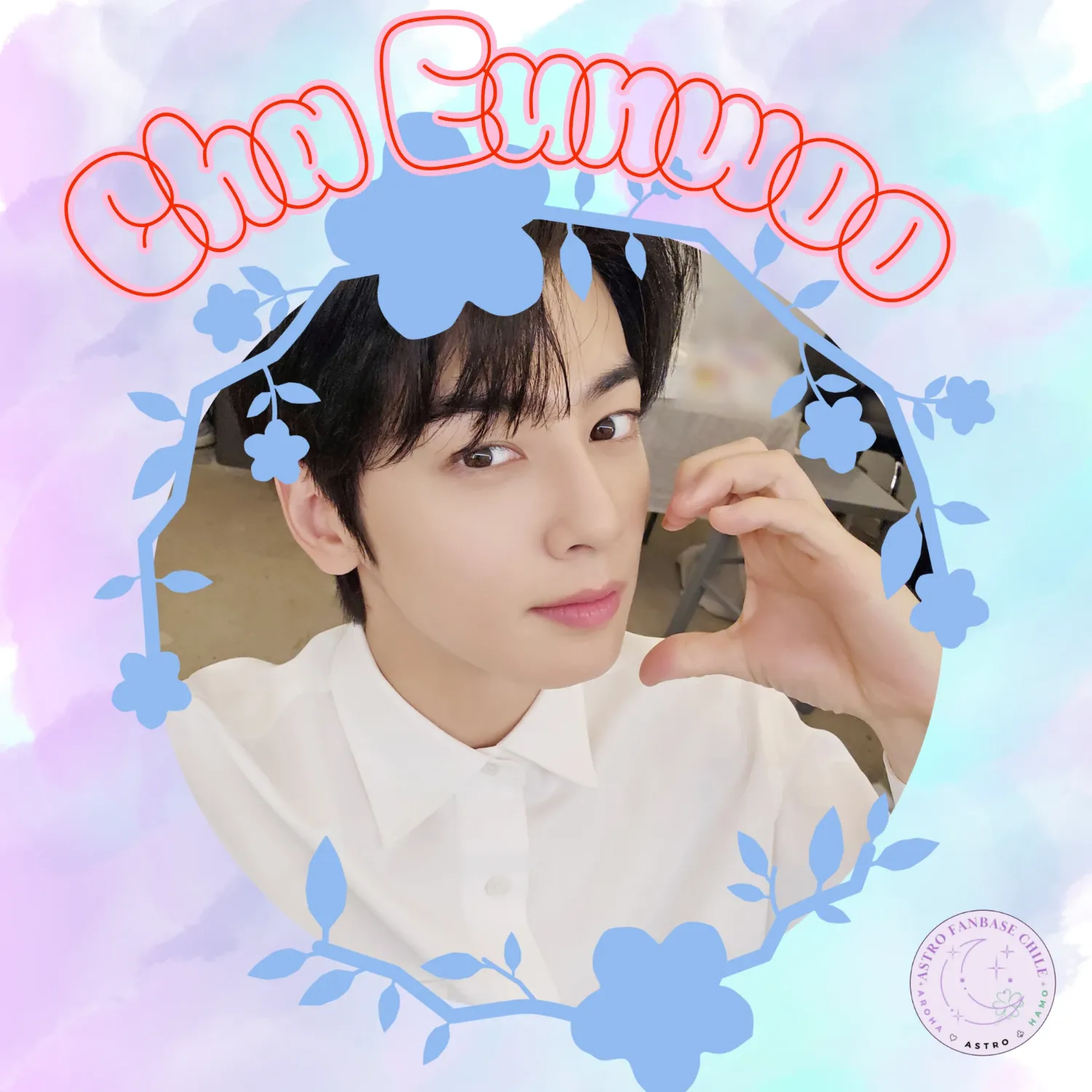 Behind-the-scenes cut of Cha Eunwoo