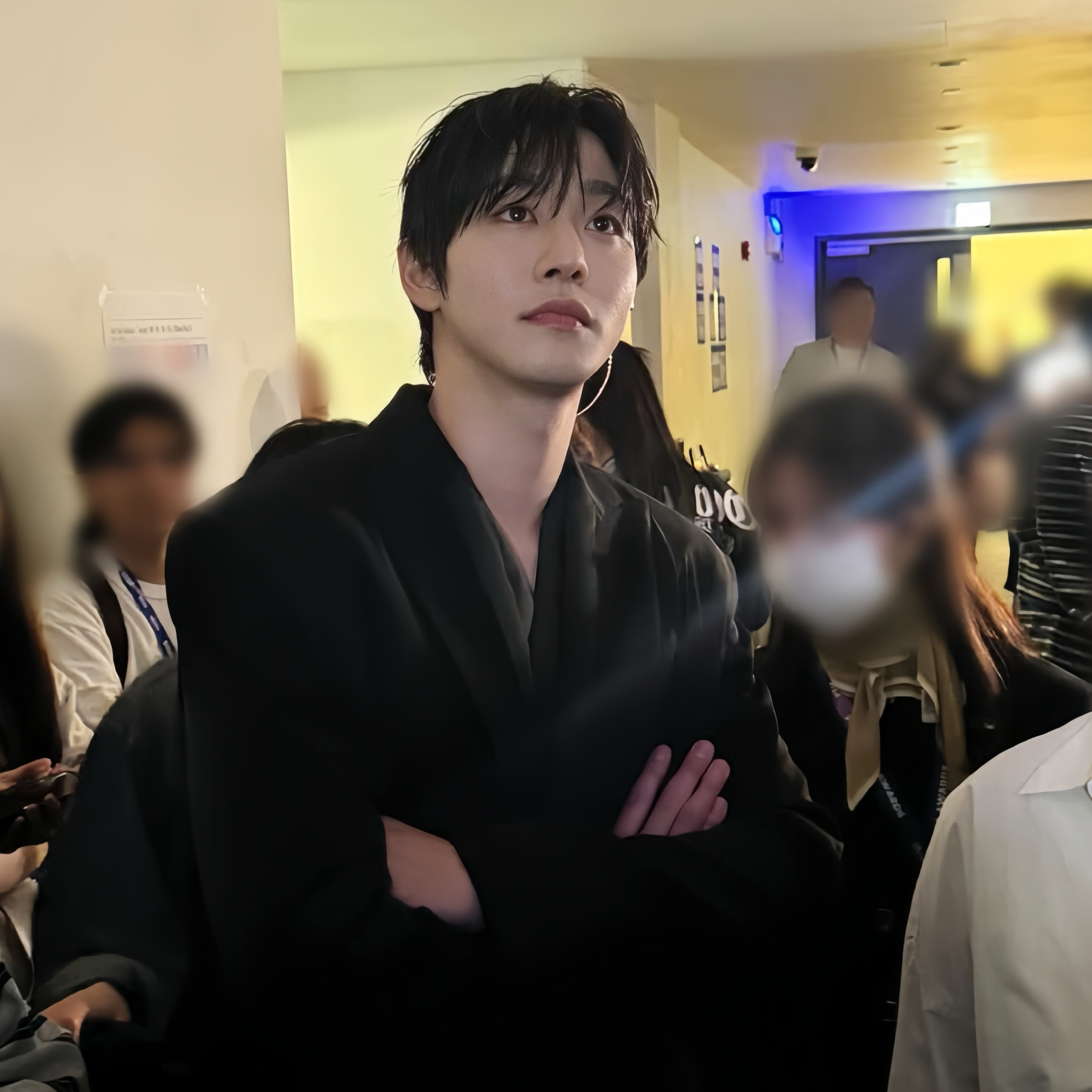 A moment captured by a fan of Ahn Hyoseop