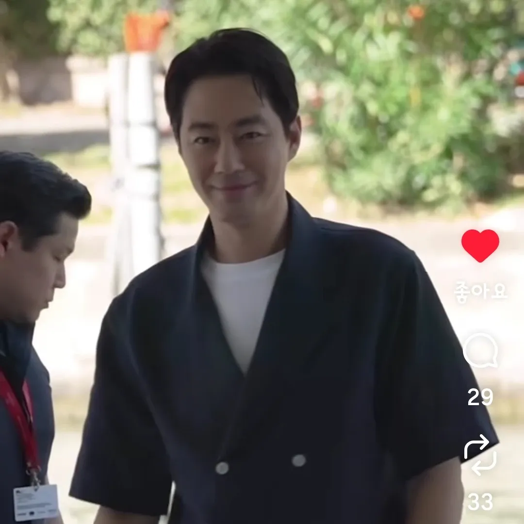 Behind-the-scenes cut of Jo Insung