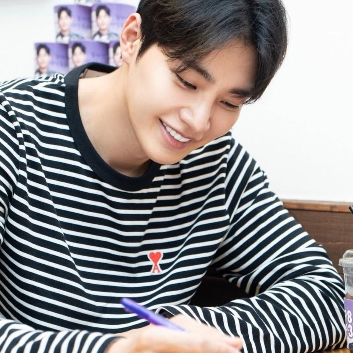 Recent activity shot of Kim Jaeyoung