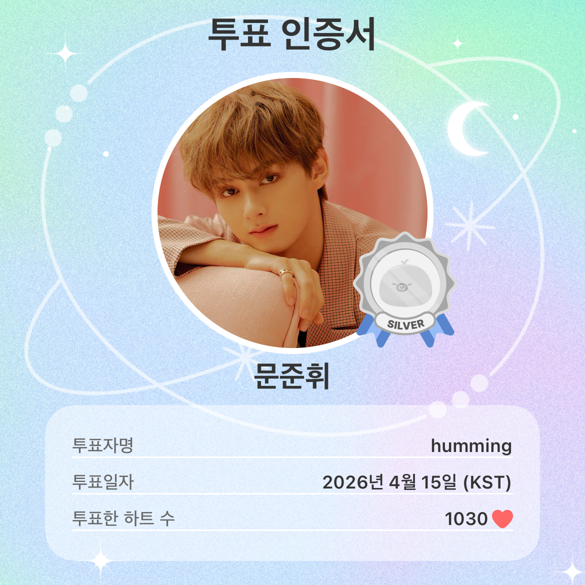 Latest photo of Wen Junhui