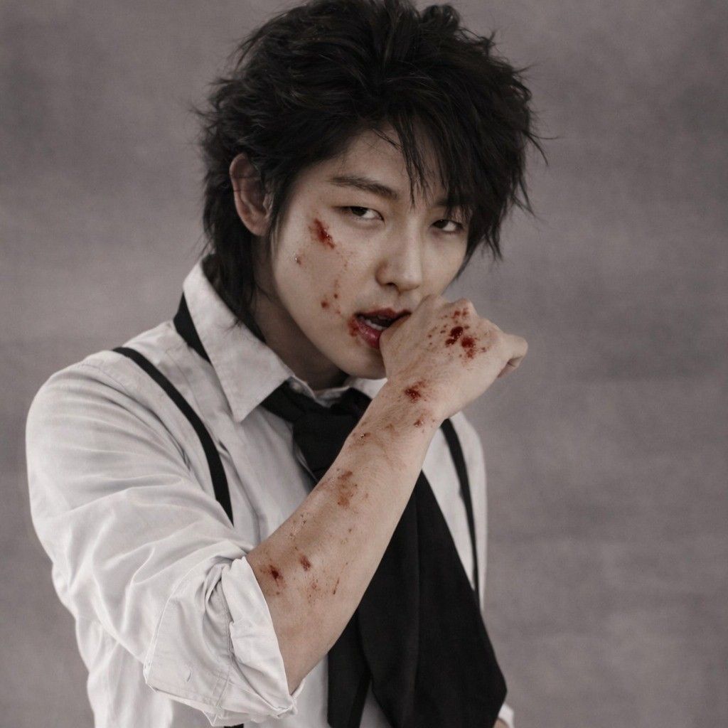 Behind-the-scenes cut of Lee Joongi