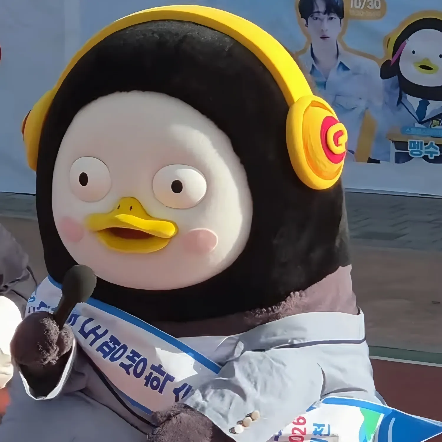 ファンが撮影したペンスの瞬間