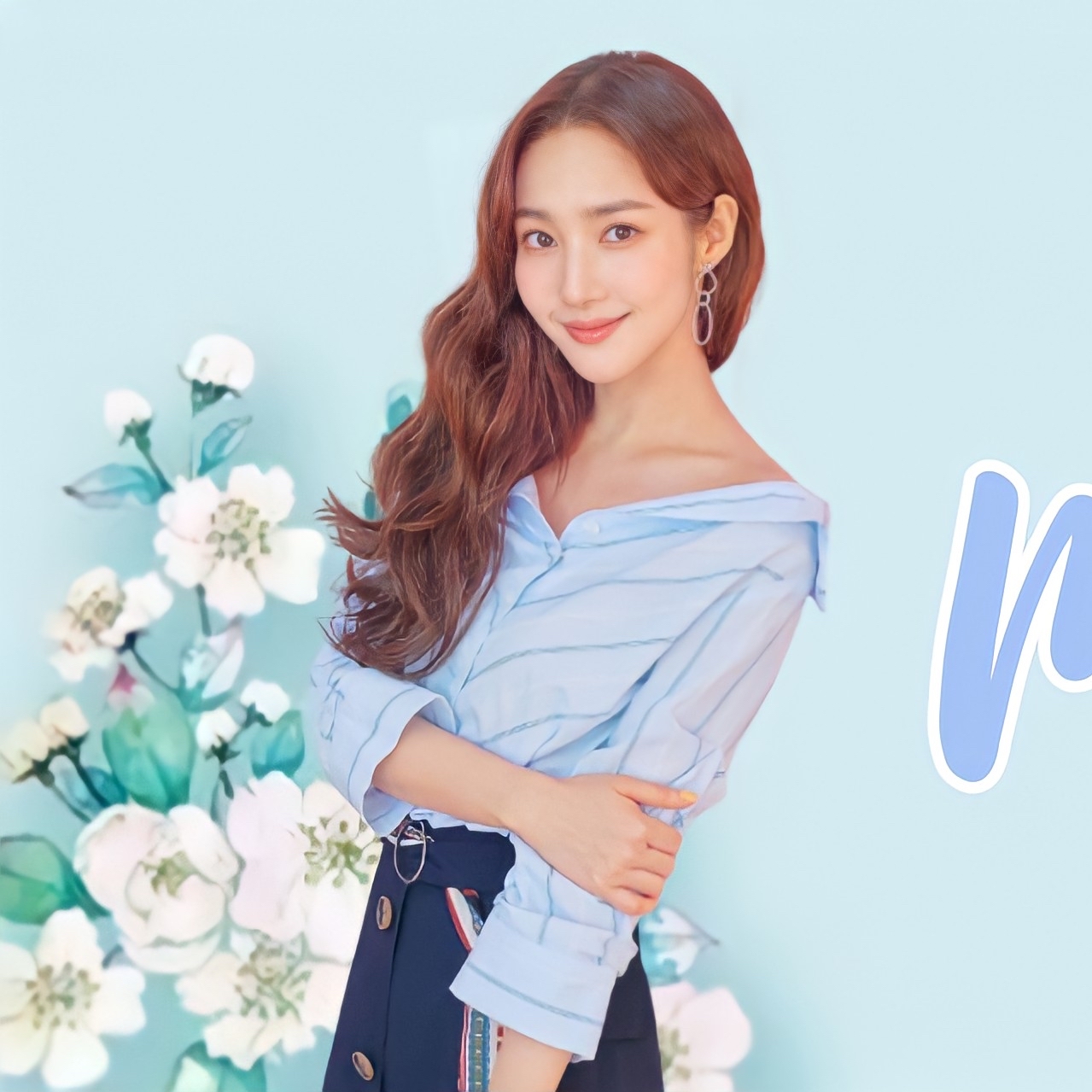 Behind-the-scenes cut of Park Minyoung