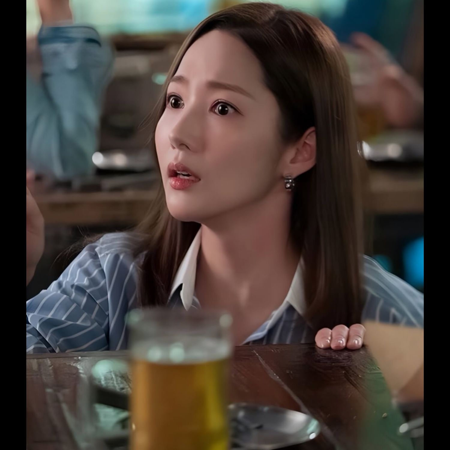 粉絲拍下的朴敏英瞬間