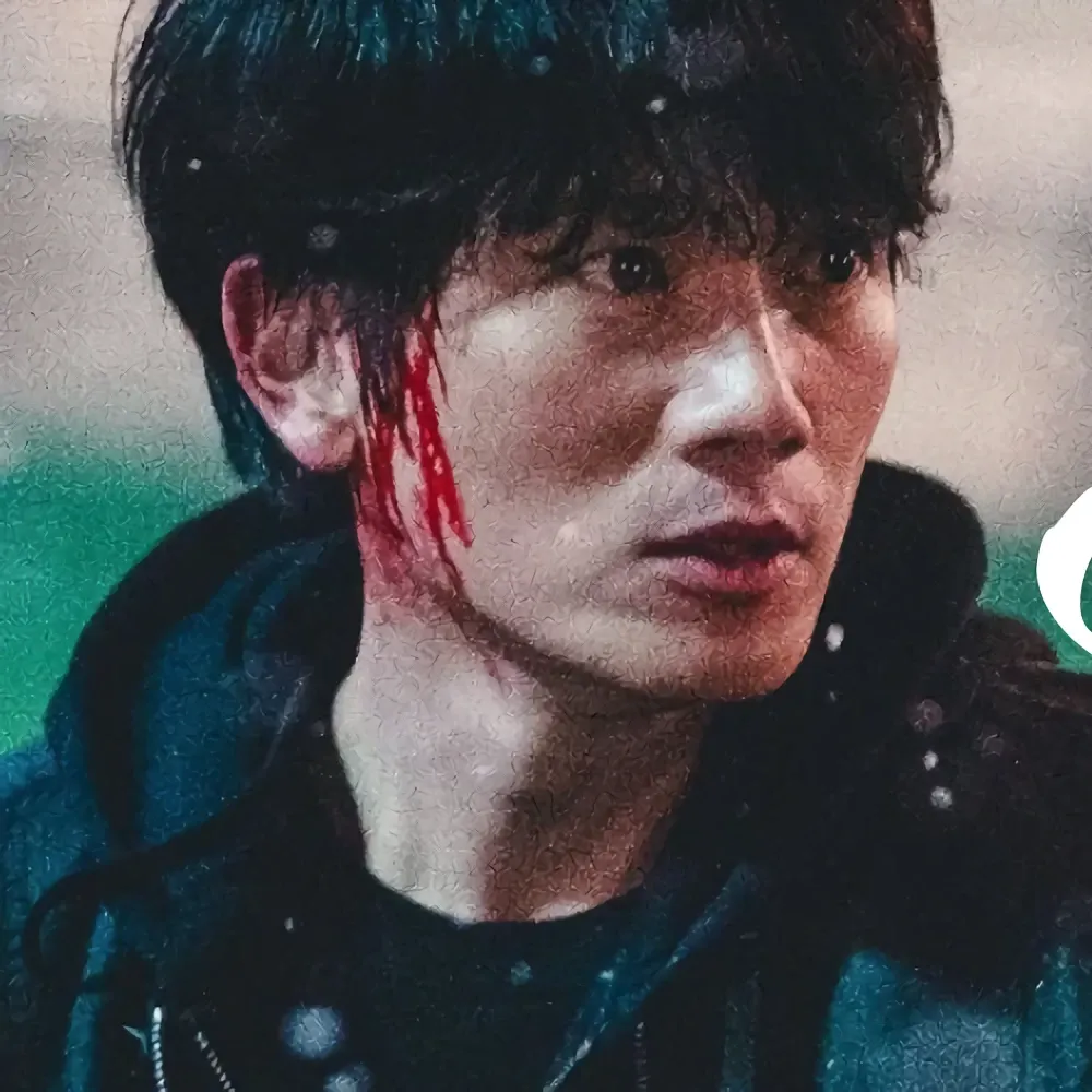 Behind-the-scenes cut of Ji Sung