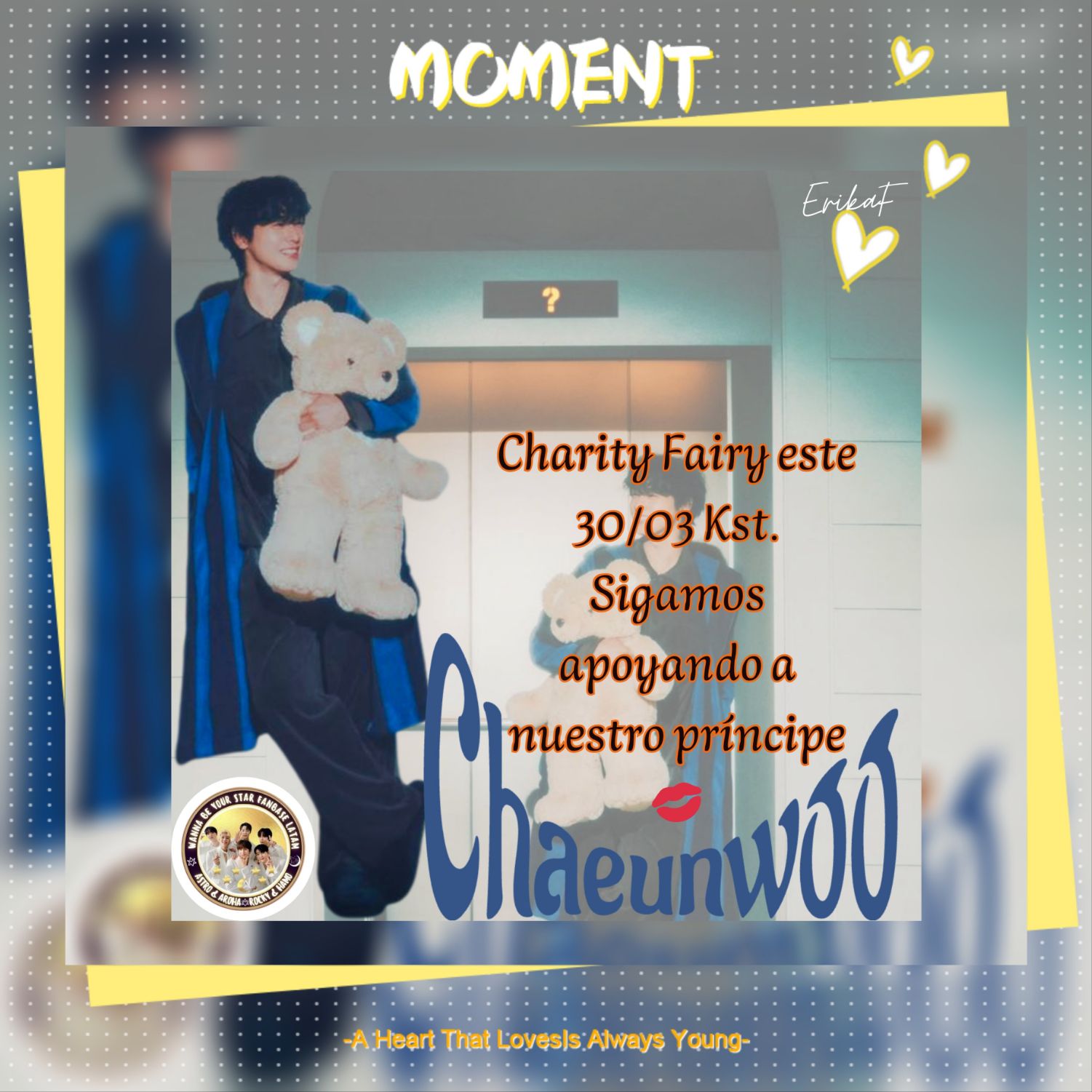 A moment captured by a fan of Cha Eunwoo