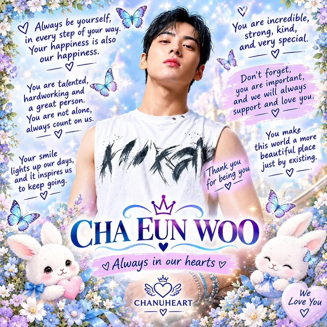 A moment captured by a fan of Cha Eunwoo